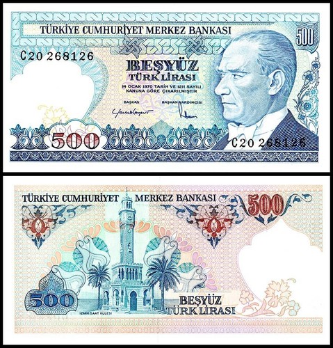 Turchia 500 lire - ,, (1983