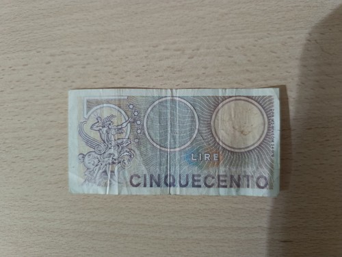Banconote italiane 500 lire - banconote,