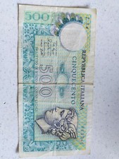 Banconota Da 500 Lire Di Carta
