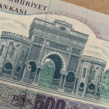 Rara banconota turca 500 lire