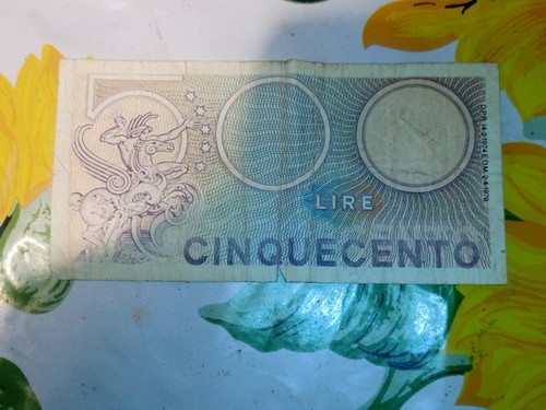 500 lire carta 1974 - 500,