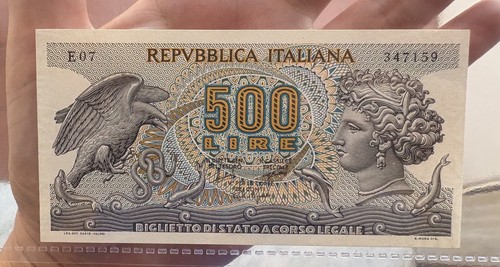 500 lire 1966 - 500, aretusa