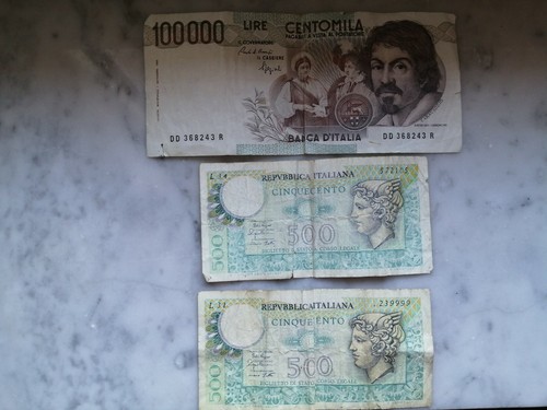 Vendo banconote italiani - banconote,