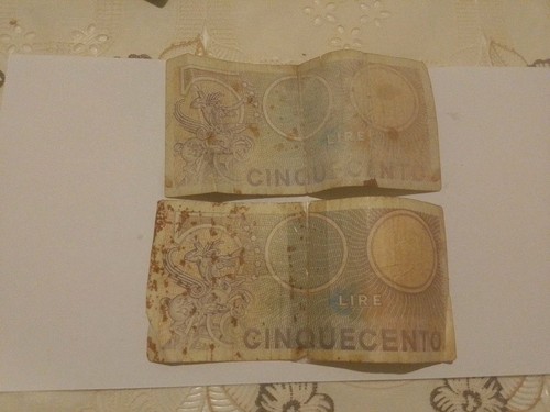500 lire carta - lire,