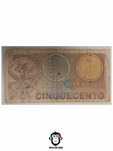 500 lire carta - lire, di