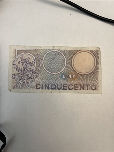 500 lire carta - 500,