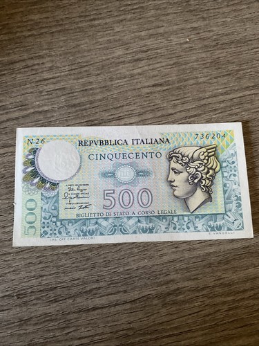 Banconote italiane 500 - banconote,