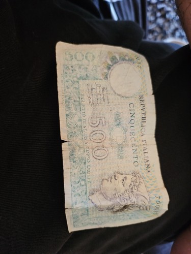 500 lire carta - di,