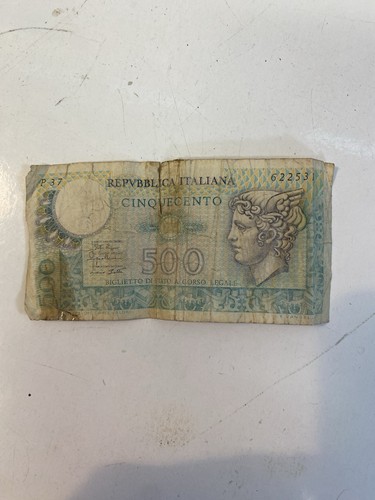 500 lire carta - 500,
