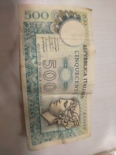 Carta moneta 500 lire di carta