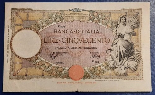 500 lire mietitrice raro 08 - lire,