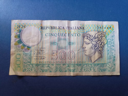 500 lire carta - 500,