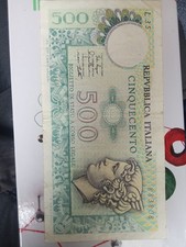 500 lire di carta Vangelli