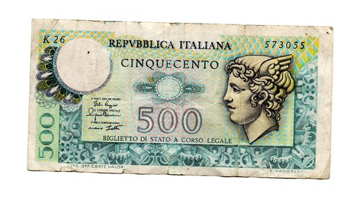500 lire carta - lire,
