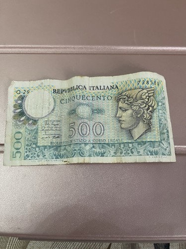 500 lire carta - di,