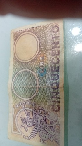 Banconota 500 lire carta - 500,