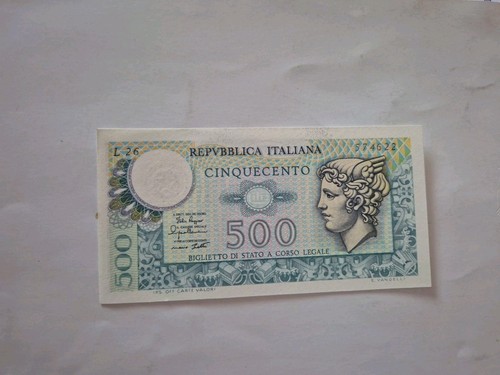 500 lire carta testa - di,