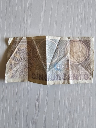 500 lire carta - carta,